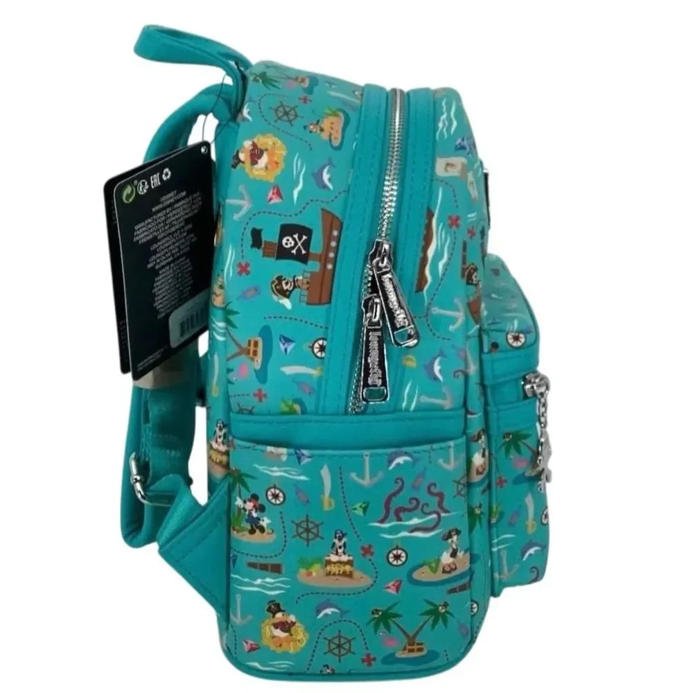 Loungefly Disney Sensational 6 Pirates Mini Backpack Mickey & Friends - Picture 6 of 8